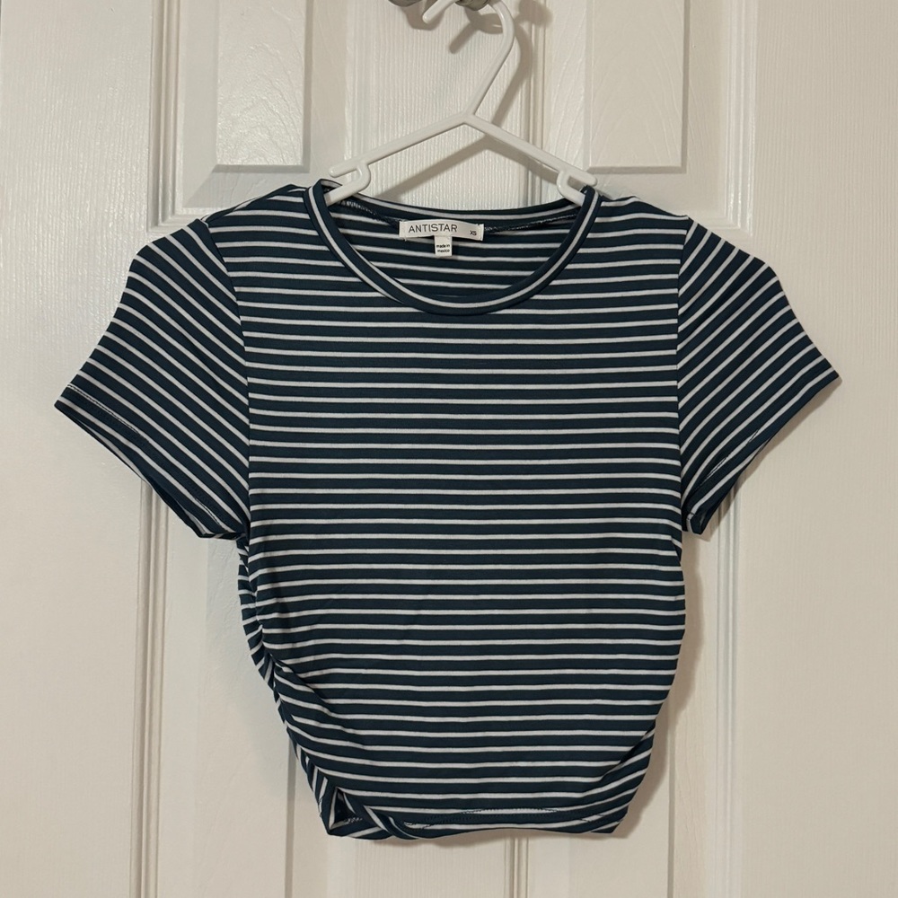 Stripped Crop Top